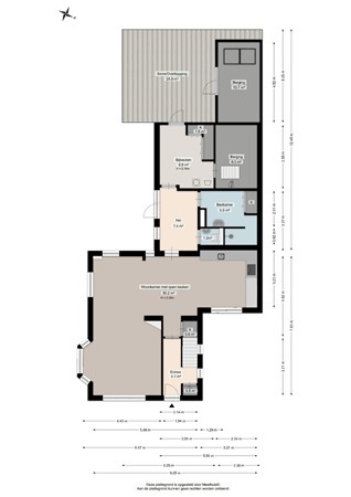 Floorplan - Hoornweg 21, 9363 ED Marum